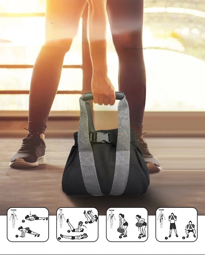 Premium Bodybuilding Sandbag for Gym Weight Lifting & Fitness – Empty Heavy Exercise Bag for Strength Training, Boxing, &