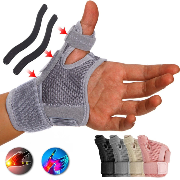Premium CMC Thumb Brace – Comfortable Thumb Splint for Arthritis & Joint Pain Relief, Stabilizing Orthosis for Osteoarthritis & Post-Surgical Care, Soft & Breathable Sleeve for Maximum Comfort - StrengthXPhysiotherapy