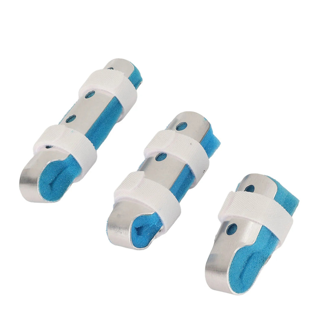 Premium Finger Splints Set for Knuckle Immobilization – 3-Sizes Adjustable Aluminum Alloy Protective Splints for Finger Injuries, Breathable EVA Pads, Comfortable, Easy to Use, Suitable for Adults and Children - StrengthXPhysiotherapy