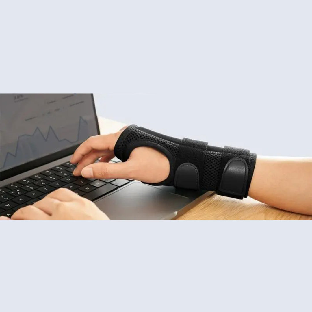 Premium Carpal Tunnel Wrist Brace – Stabilizing Support for Men & Women, Adjustable Hand Support Splint for Sprains, Tendonitis, Pain Relief, Ergonomic Design, Lightweight & Breathable, Ideal Night Immobilizer - StrengthXPhysiotherapy