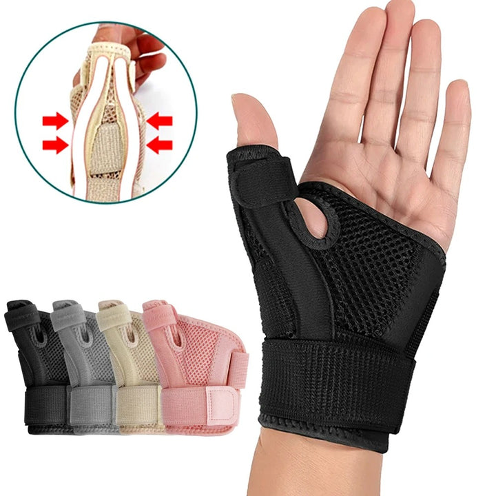 Premium CMC Thumb Brace – Comfortable Thumb Splint for Arthritis & Joint Pain Relief, Stabilizing Orthosis for Osteoarthritis & Post-Surgical Care, Soft & Breathable Sleeve for Maximum Comfort - StrengthXPhysiotherapy