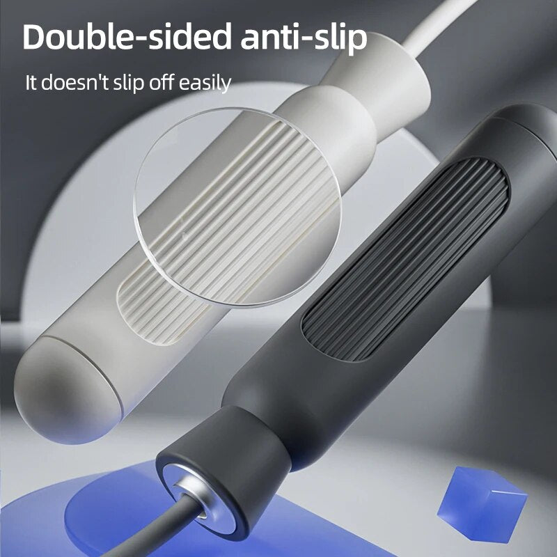 Premium Adjustable Jump Rope for Weight Loss & Cardio – Steel Rope with Ball Bearings, Durable PVC, for Men & Women, 280cm