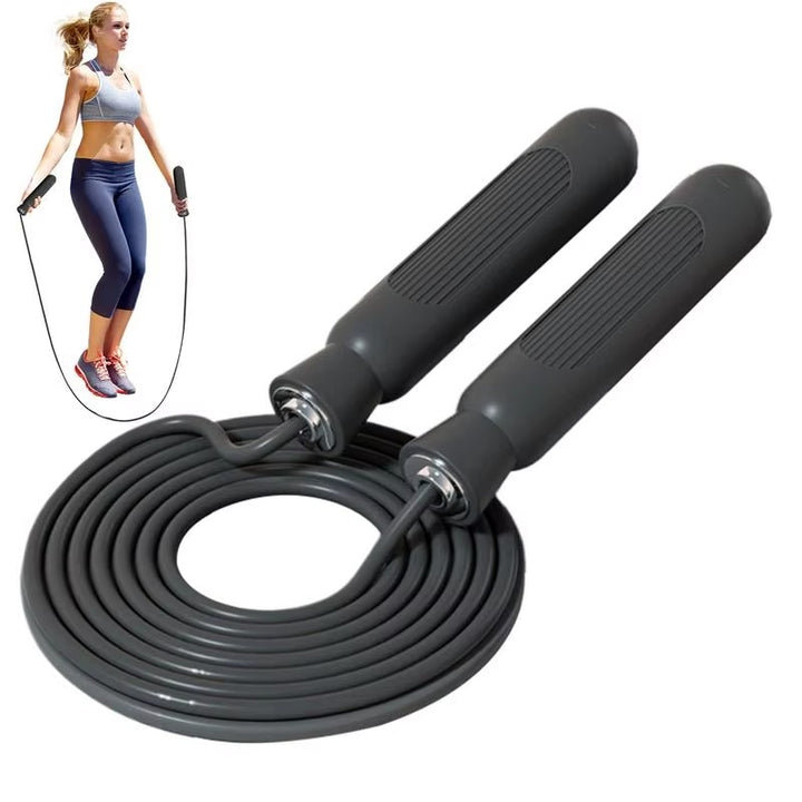 Premium Adjustable Jump Rope for Weight Loss & Cardio – Steel Rope with Ball Bearings, Durable PVC, for Men & Women, 280cm Length