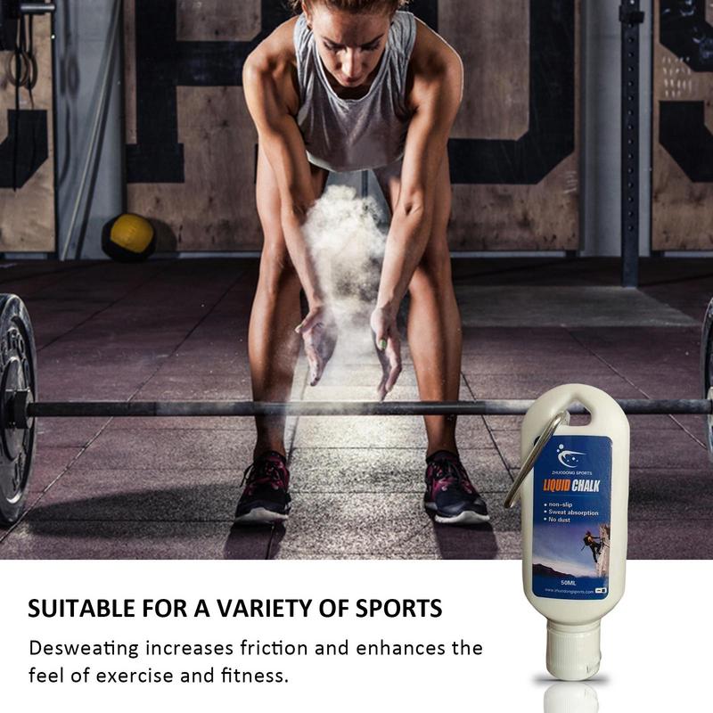 Premium Anti-Slip Liquid Chalk for Fitness, Rock Climbing & Sports - Sweat-Absorbent Magnesium Powder for Enhanced Grip, 