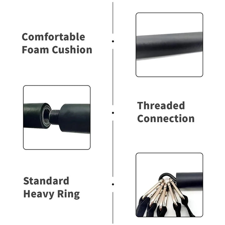 Premium Pilates Stick – Adjustable Yoga Exercise Bar for Strength Training, Home Gym Kit, Muscle Workout Equipment,