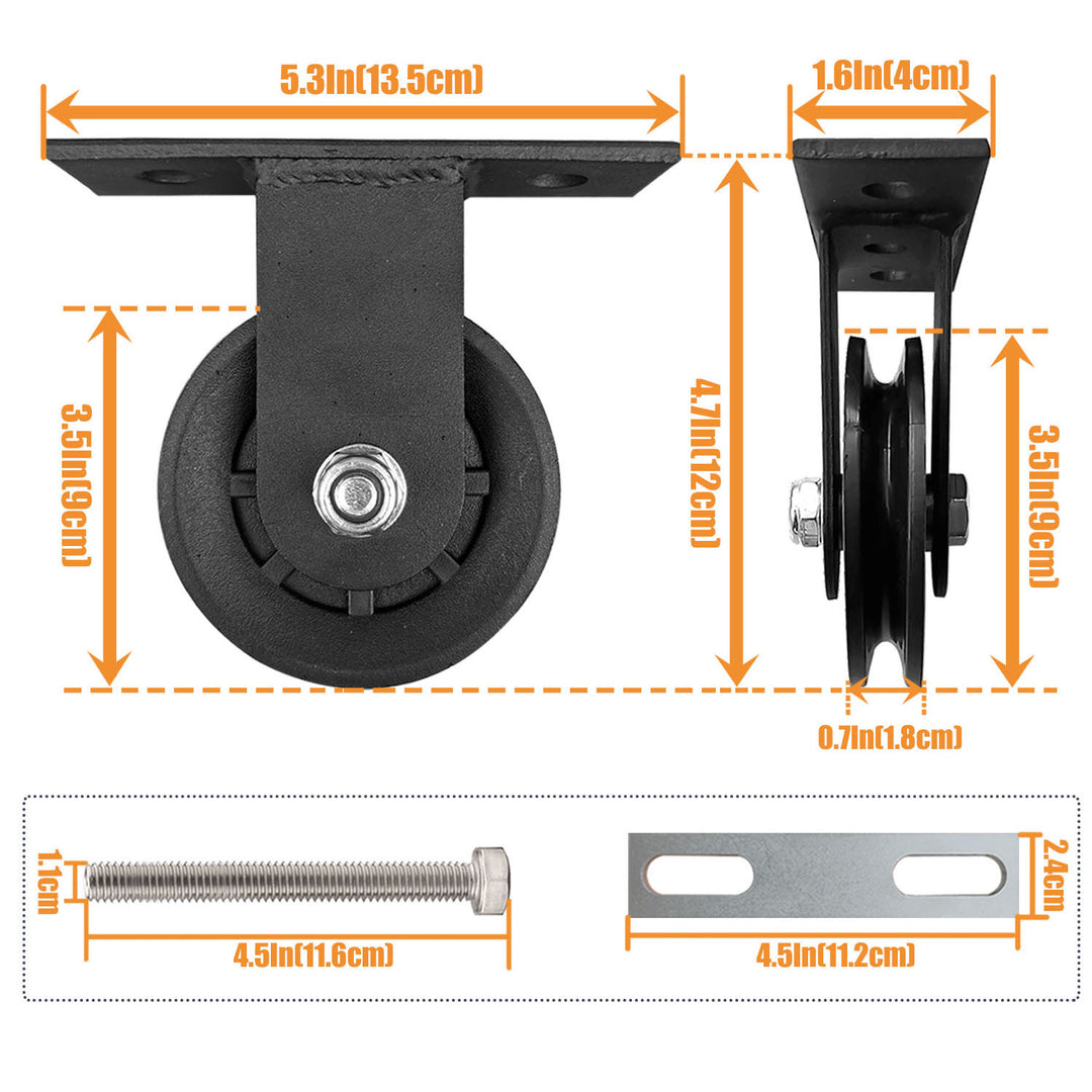 Premium DIY Fitness Double Pulley System – Home Gym Rope Pulldown Attachment for Biceps, Triceps, and Forearm Exercises, 
