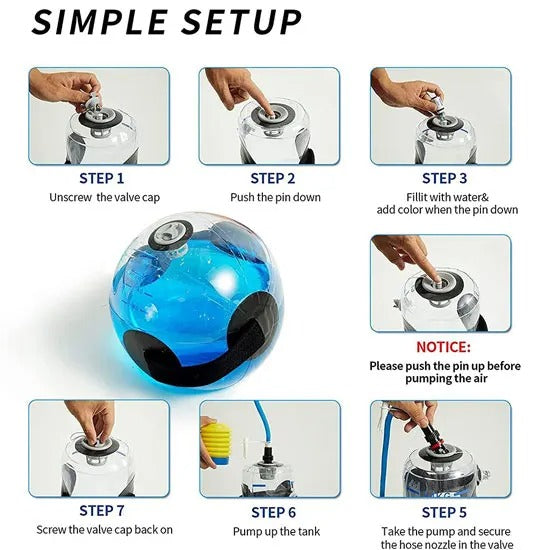 Premium Fitness Aqua Bag – 15KG Water Power Weightlifting Training Bag for Bodybuilding & Crossfit – Durable PVC, Adjustable Weight, Full-Body Workout Accessory - StrengthXPhysiotherapy