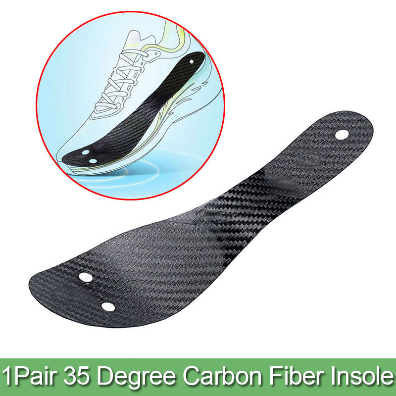 Premium Carbon Fiber Insoles for Running - Full Palm Arch Support, Strong Boost, Enhanced Stability, Anti-Torsion for 