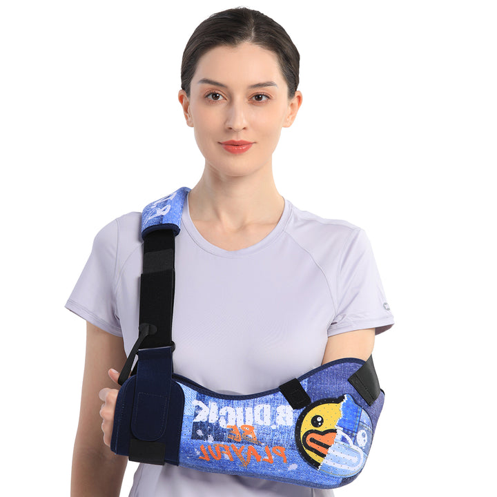 Premium Arm Sling for Adults - Broken Forearm Support, Elbow Sprain & Shoulder Injury Immobilizer, Ventilated & Breathable 