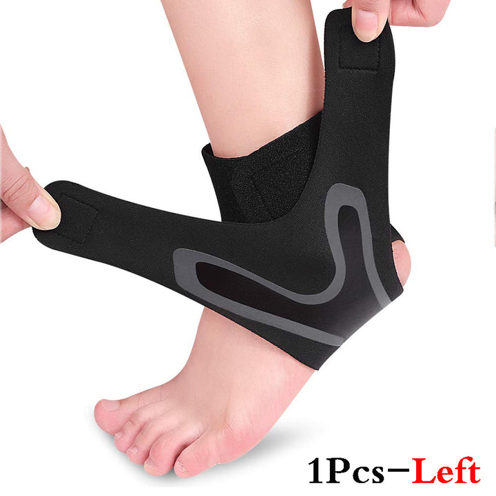 Premium Pressurized Bandage Ankle Support Brace – Elastic Foot Strap for Fitness, Sports, Gym, and Badminton – One Size Fit
