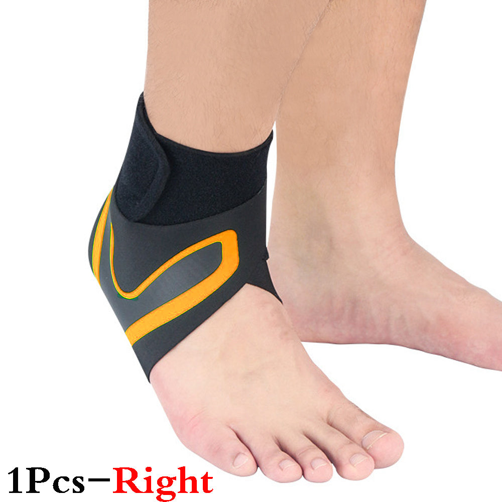Premium Pressurized Bandage Ankle Support Brace – Elastic Foot Strap for Fitness, Sports, Gym, and Badminton – One Size Fit