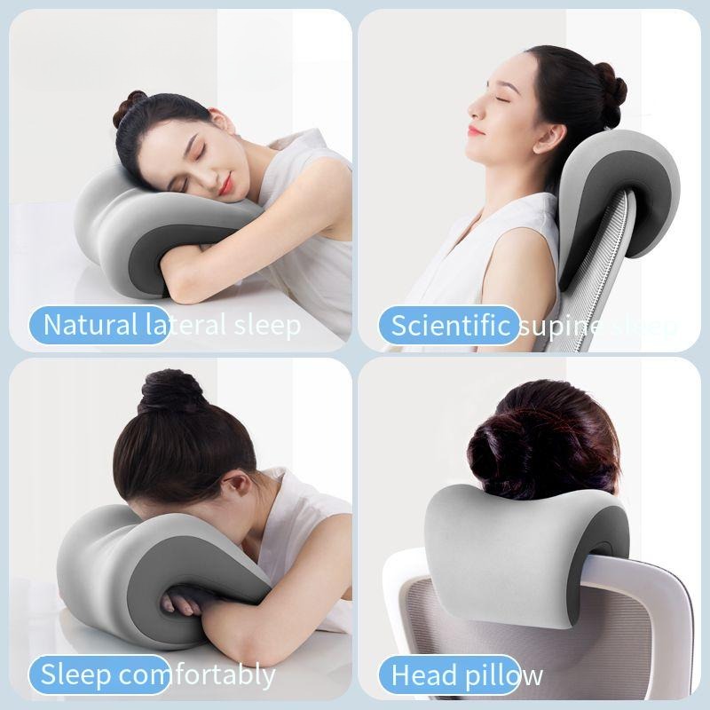 Premium Nap Pillow for Office Work & Students – Comfortable Neck Support Headrest for Noon Breaks – Ergonomically Designed