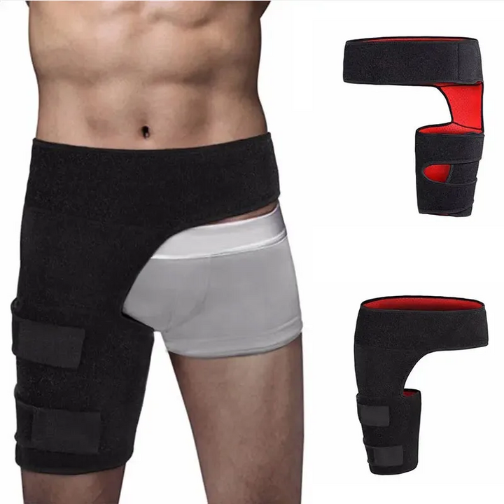 Premium Sciatica Nerve Pain Relief Compression Brace - Adjustable Groin & Thigh Support, Neoprene Warmth for Arthritis, Injur
