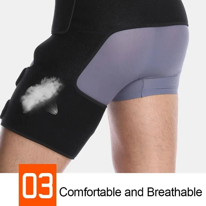 Premium Sciatica Nerve Pain Relief Compression Brace - Adjustable Groin & Thigh Support, Neoprene Warmth for Arthritis, Injur