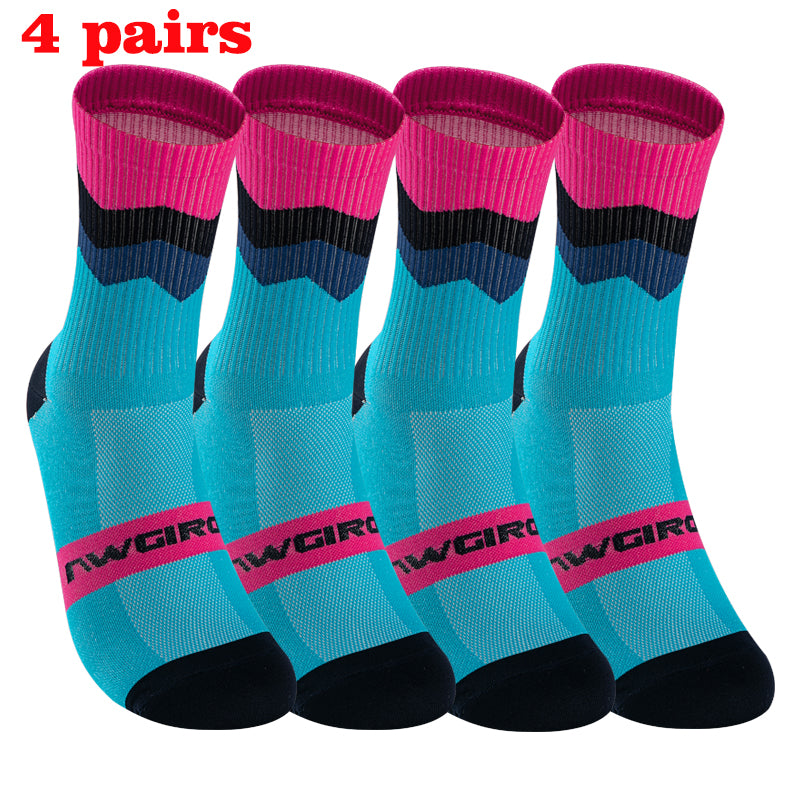 Premium Cycling Socks for Men & Women – Compression Sports Socks for Road, MTB & Racing – Outdoor Unisex Performance 