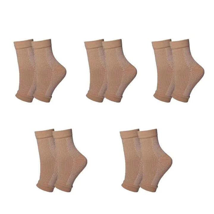 Premium Ankle Support Compression Sleeves – Breathable Sports Brace for Men & Women, Running & Outdoor Protection, 1/3/5 Pairs, Adjustable Fit, Comfortable Support - StrengthXPhysiotherapy