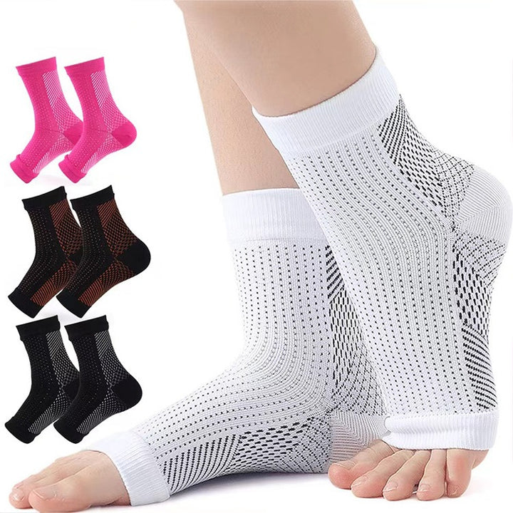 Premium Ankle Support Compression Sleeves – Breathable Sports Brace for Men & Women, Running & Outdoor Protection, 1/3/5 Pairs, Adjustable Fit, Comfortable Support - StrengthXPhysiotherapy