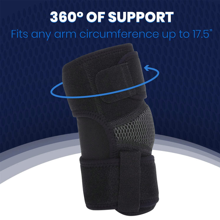 Premium Elbow Support Sleeve for Basketball & Football – Breathable Arm Sleeve Protector for Sports Safety, Adjustable 