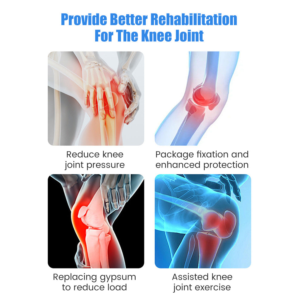 Premium Hinged ROM Knee Brace | Adjustable Post-Op Immobilizer for ACL, MCL, PCL Injury Support | Tool-Free Length Adjustment