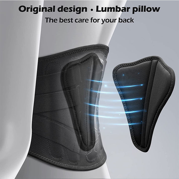 Premium Lower Back Brace for Lumbar Support, Ergonomic Sports Belts for Herniated Discs & Sciatica Relief for Men & Women