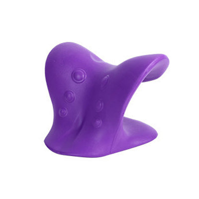 Premium Neck Support Pillow – Chiropractic Relaxer & Shoulder Traction Stretcher – Therapeutic Cervical Spine Alignment 