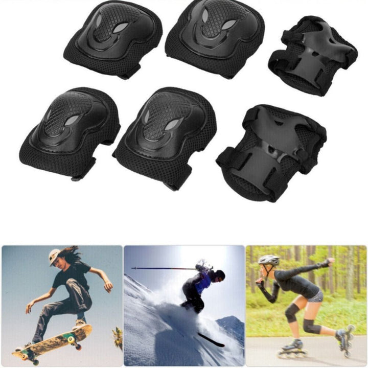 Premium Protective Gear Set for Kids & Adults – Knee Pads, Elbow Pads, Wrist Guards for Skateboarding, Roller Skating, 