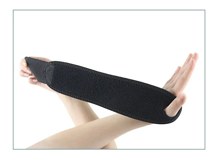 Premium Sports Wrist Support – Neoprene Elastic Bandage for Basketball, Fitness & Hand Palm Protection, Adjustable Winding Wristband, Thumb Fixing, Sweat-Absorbent, Comfortable Design - StrengthXPhysiotherapy