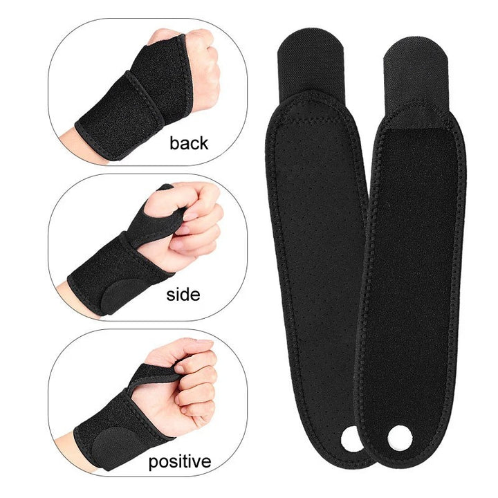 Premium Sports Wrist Support – Neoprene Elastic Bandage for Basketball, Fitness & Hand Palm Protection, Adjustable Winding Wristband, Thumb Fixing, Sweat-Absorbent, Comfortable Design - StrengthXPhysiotherapy