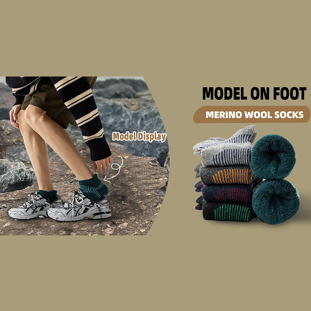 Premium Sweat Absorbing Compression Running & Hiking Socks – 6 Pairs, Thick Cotton Ankle Sports Socks for Men & Women, Low Cut, Breathable, Moisture-Wicking, Compression Support - StrengthXPhysiotherapy