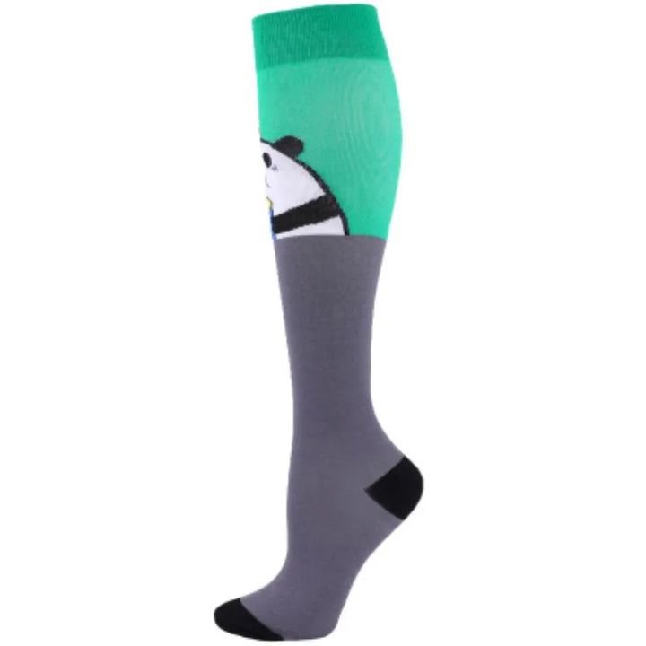 Premium Cycling Compression Socks for Men & Women – Prevent Varicose Veins, Edema & Diabetes – Knee Support for Running,