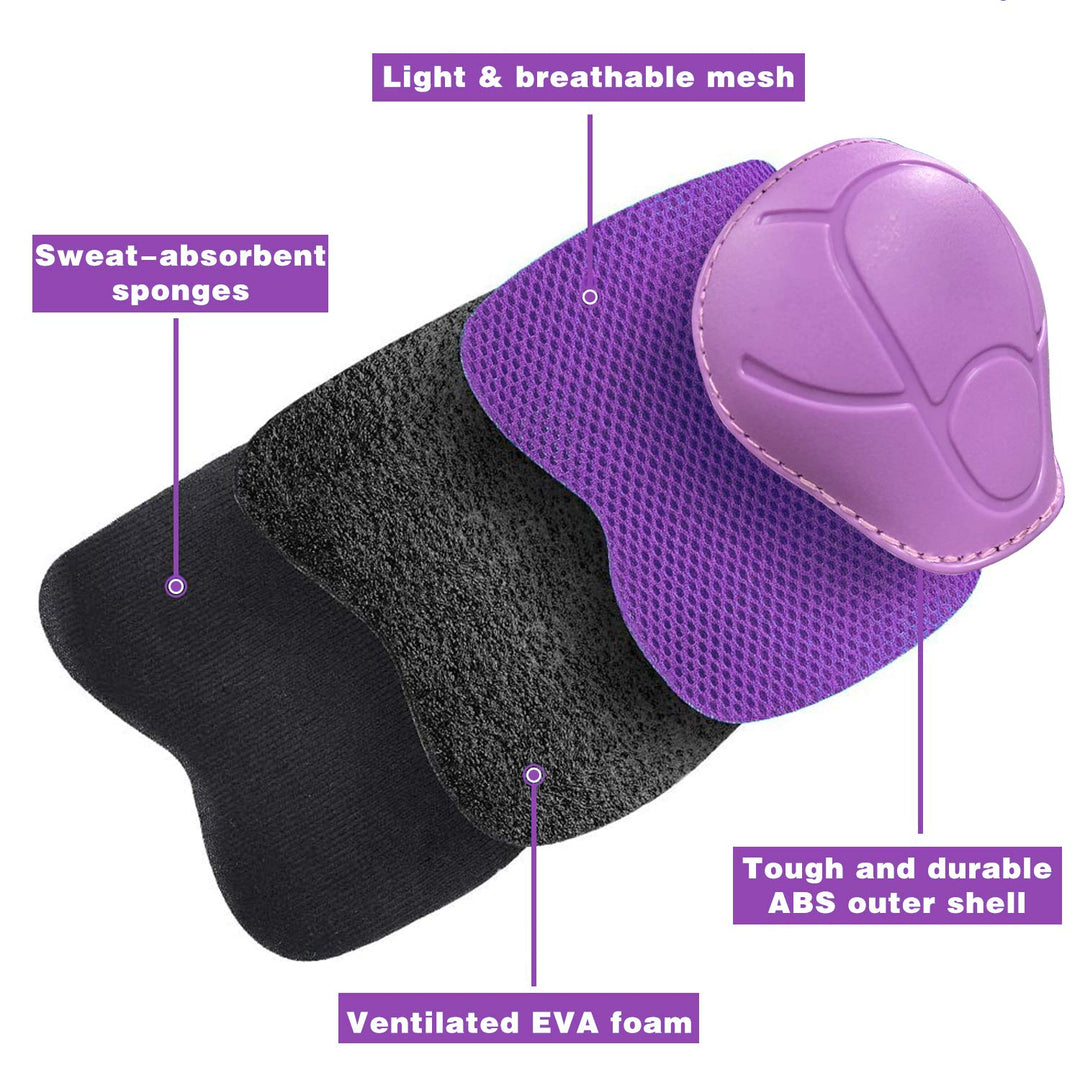 Premium Kids Knee Pads, Elbow Pads & Wrist Guards Safety Set for Ages 3-7, Adjustable Protective Gear for Boys & Girls,