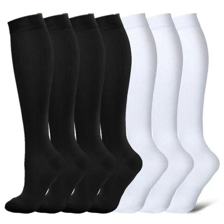 Premium Compression Socks for Men & Women – Elastic Sports, Running, Hiking, Pregnancy & Flight Socks for Varicose Veins, Swollen Legs, Marathon Support - StrengthXPhysiotherapy