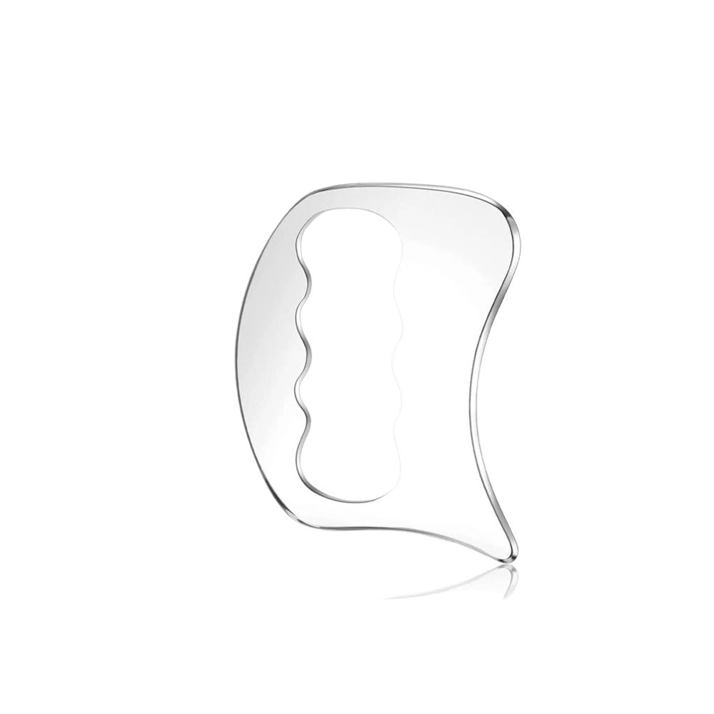 Premium Stainless Steel Gua Sha Massage Tool Set - Myofascial Release Scraper for Muscle Pain Relief, Blood Circulation, and 