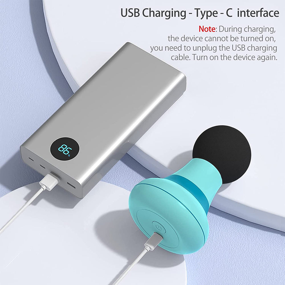 Premium Electric Handheld Massager - 6 Powerful Modes, Portable Mini Back Massager for Muscle Relief, Shoulder & Leg Tension,