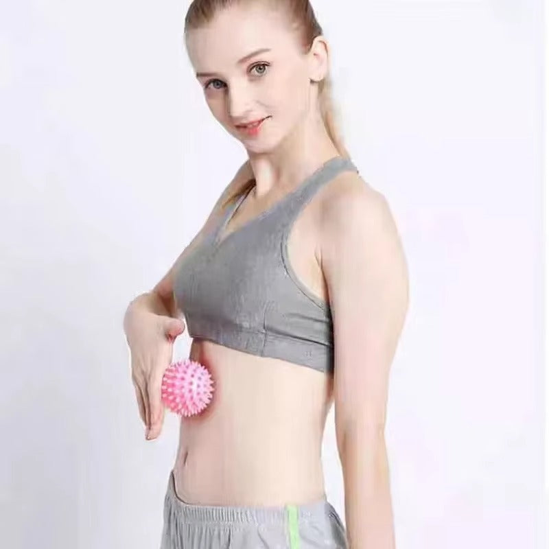 Premium PVC Spiky Massage Ball for Trigger Point Therapy, Pain Relief, and Plantar Fasciitis Treatment, 6cm Hedgehog Massage Ball for Foot & Hand Muscle Recovery - StrengthXPhysiotherapy