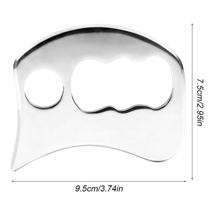 Premium Stainless Steel Gua Sha Tool for Deep Tissue Scraping, Myofascial Release & Muscle Pain Relief – Ideal for Physical