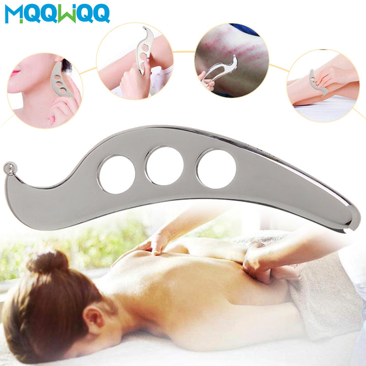 Premium Stainless Steel Gua Sha Tool for Deep Tissue Scraping, Myofascial Release & Muscle Pain Relief – Ideal for Physical