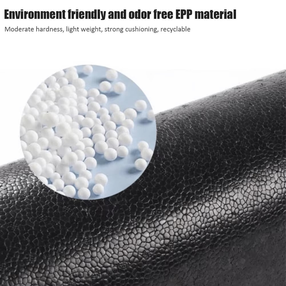 Premium High-Density Foam Roller for Back Stretching, Yoga, Pilates & Muscle Recovery, Firm Full-Body Athletic Massage Tool for Post-Workout Flexibility, Deep Tissue Therapy, 36x6 inch - StrengthXPhysiotherapy