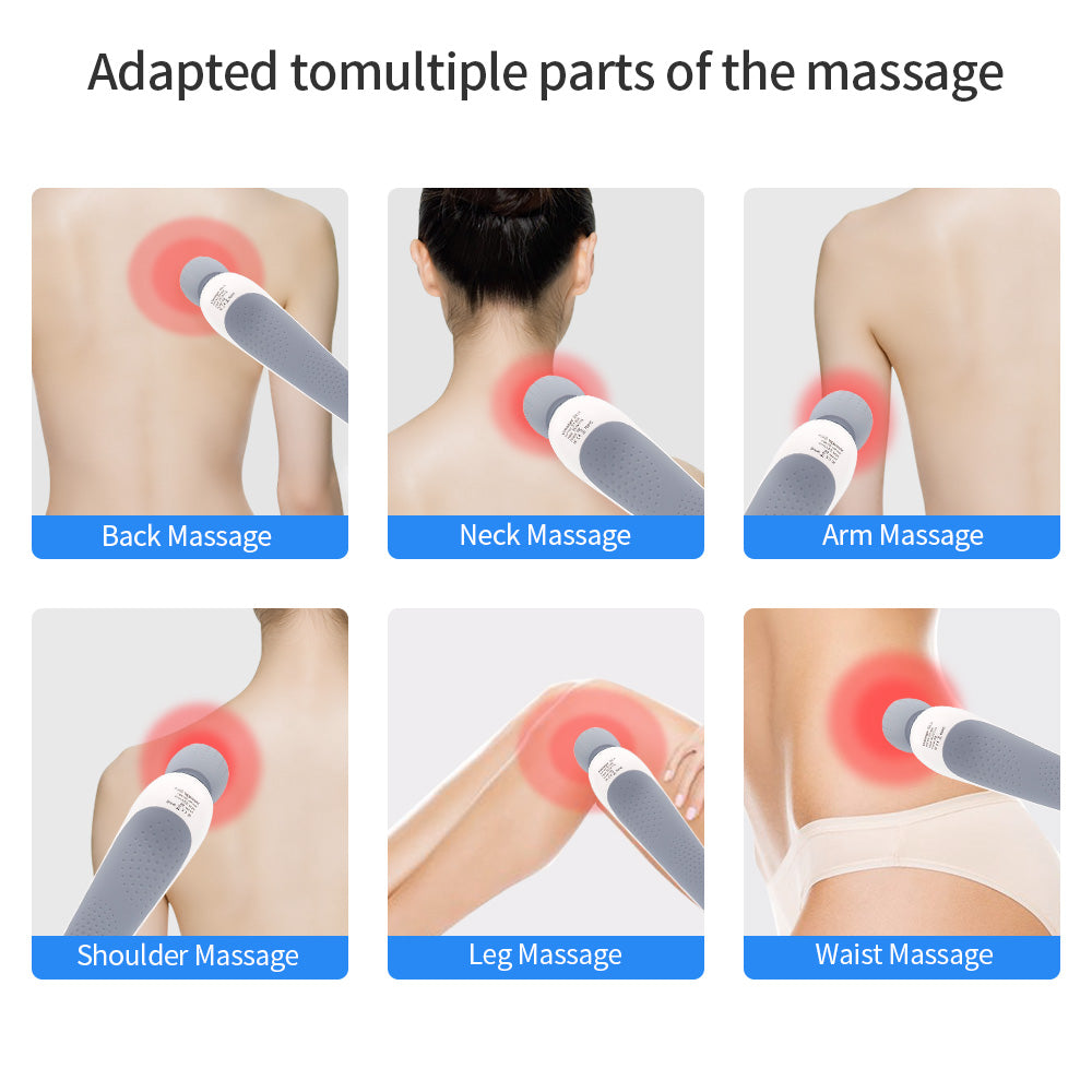 Premium USB Handheld Electric Wand Massager - High Frequency Vibration Deep Tissue Massage Machine for Body, Neck, and Back Pain Relief - StrengthXPhysiotherapy