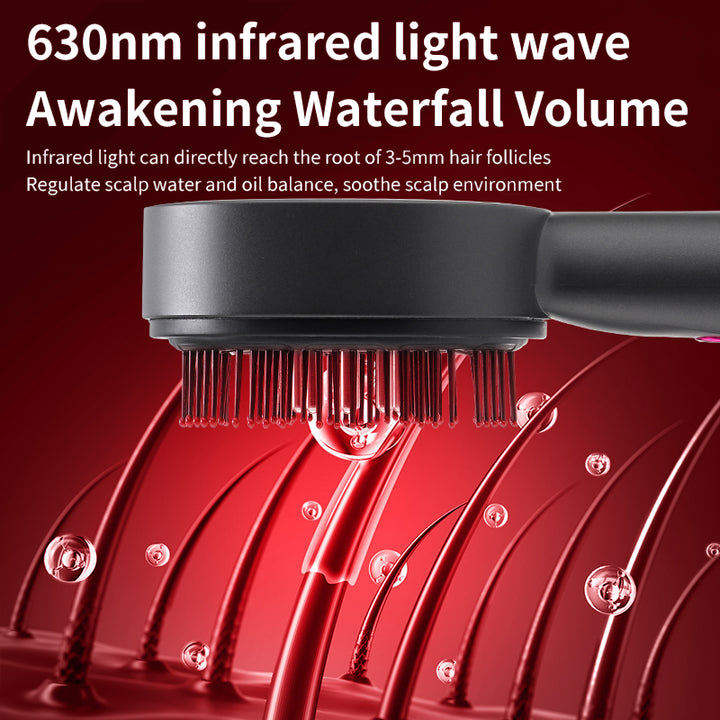 Premium Breo Scalp3 Electric Scalp Massaging Brush with Anti-Hair Loss Function, IPX7 Waterproof, Cordless Design for Home &