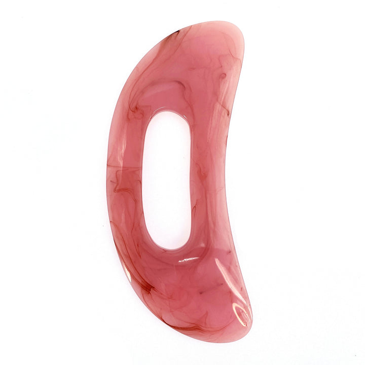 Premium Gua Sha Board - Natural Wood Massage Tool for Facial and Body Scraping Therapy, 18x8cm, Available in Yellow, Pink,