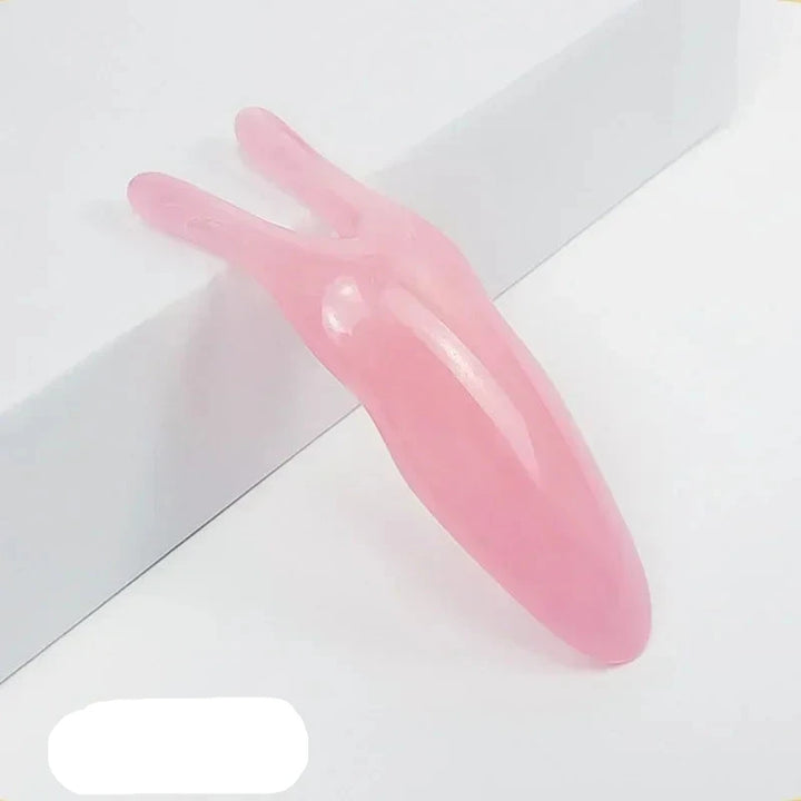 Premium Resin Face Lifting Gua Sha Tool - Y-shaped Fork Massage Plate for Facial Sculpting, Nose Massage, and Trigger Point