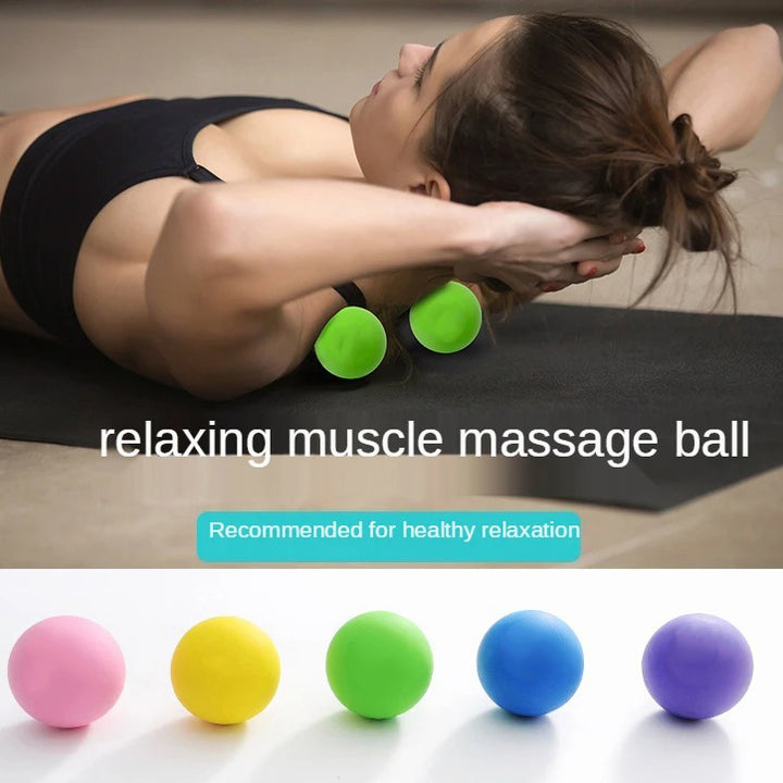Premium Rubber Massage Ball for Muscle Relaxation, Pain Relief, and Trigger Point Therapy – Lacrosse Fascia Ball for Yoga, Fitness, Physiotherapy & Stress Relief - StrengthXPhysiotherapy