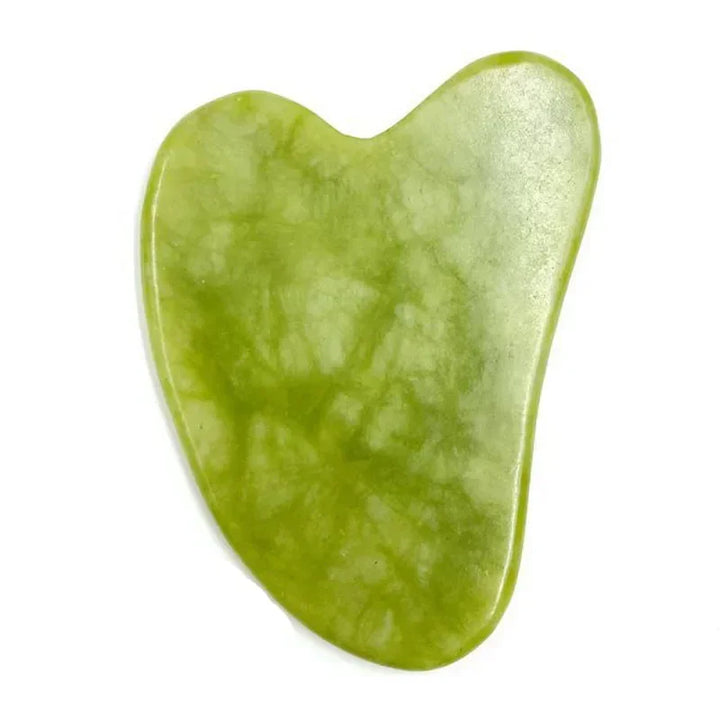 Premium Natural Jade Gua Sha Scraper Board for Face Massage, Acupoint Meridian Relaxation, Skin Lifting and Eye Care SPA Tool