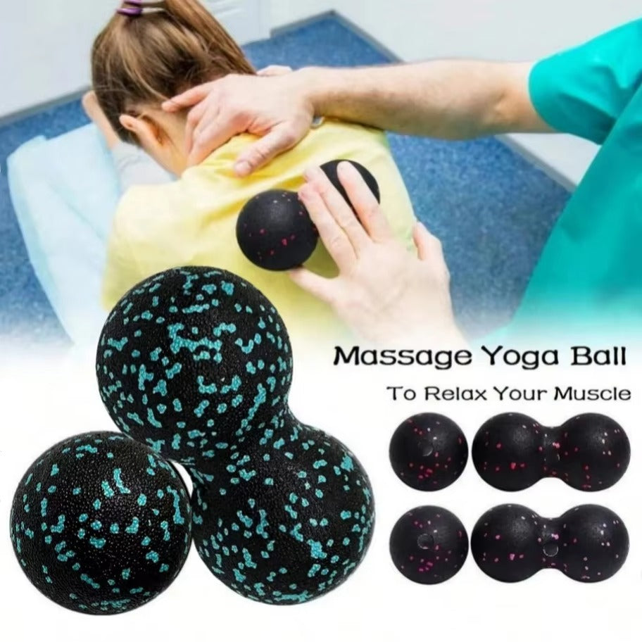 Premium EPP Peanut Massage Ball for Muscle Relaxation, High-Density Fascia Therapy, Trigger Point Relief, Yoga & Fitness Myofascia Ball for Pain Relief and Flexibility - StrengthXPhysiotherapy