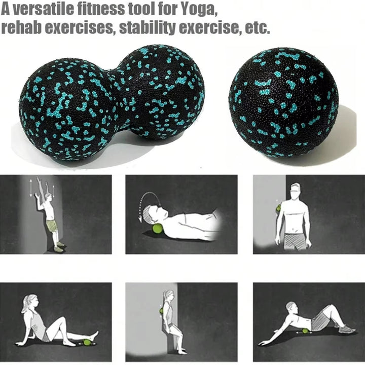 Premium EPP Peanut Massage Ball for Muscle Relaxation, High-Density Fascia Therapy, Trigger Point Relief, Yoga & Fitness Myofascia Ball for Pain Relief and Flexibility - StrengthXPhysiotherapy