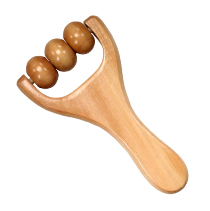 Premium Wooden Massage Roller Tool for Full Body Relief - Lightweight Maderotherapy for Waist, Thighs, Legs, Arms, Neck