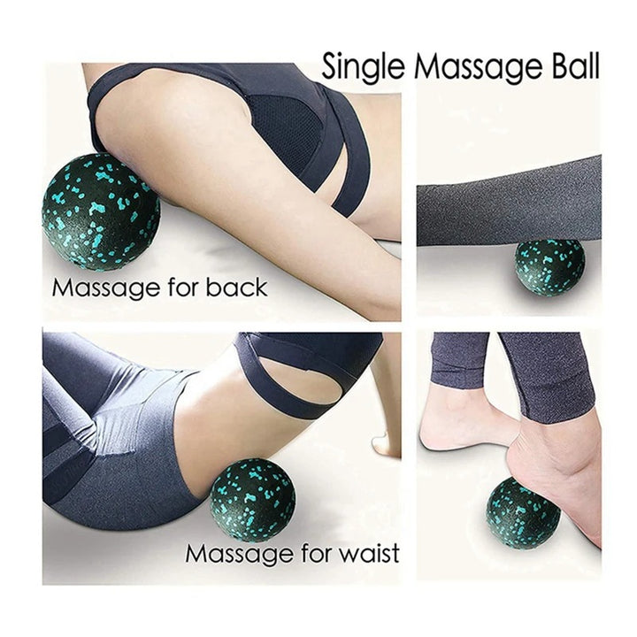 Premium Foam Roller Set for Muscle Recovery, Yoga, and Fascia Release, High-Density EPP Back Roller Massage Balls for Men & Women, 3/5 PCS Fitness Equipment for Flexibility and Pain Relief - StrengthXPhysiotherapy