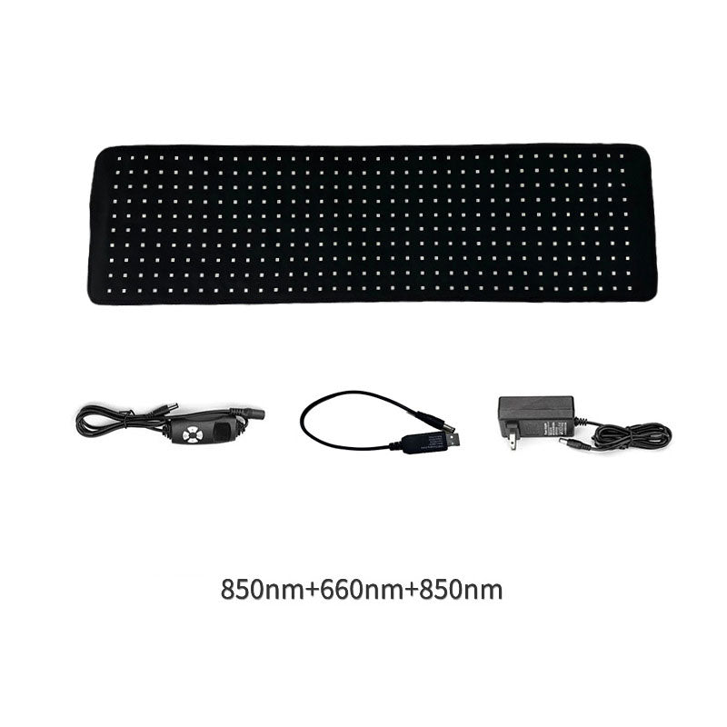 Premium Red & Infrared Therapy Belt for Body Pain Relief & Slimming – 660nm/850nm Large LED Heating Pad with 360 LEDs,  