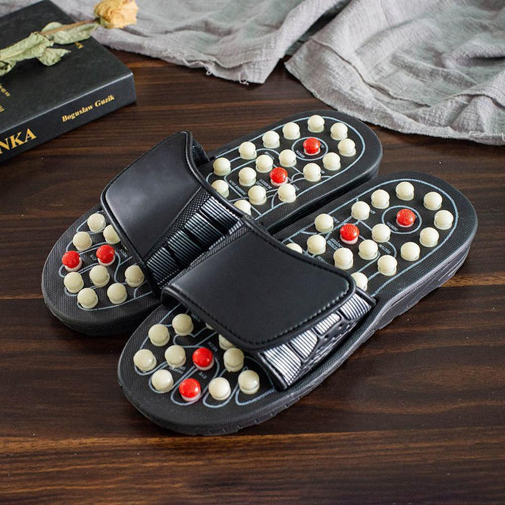 Premium Foot Massage Slippers for Reflexology and Moxibustion – Comfortable Walking Shoes for Pain Relief and Relaxation, 